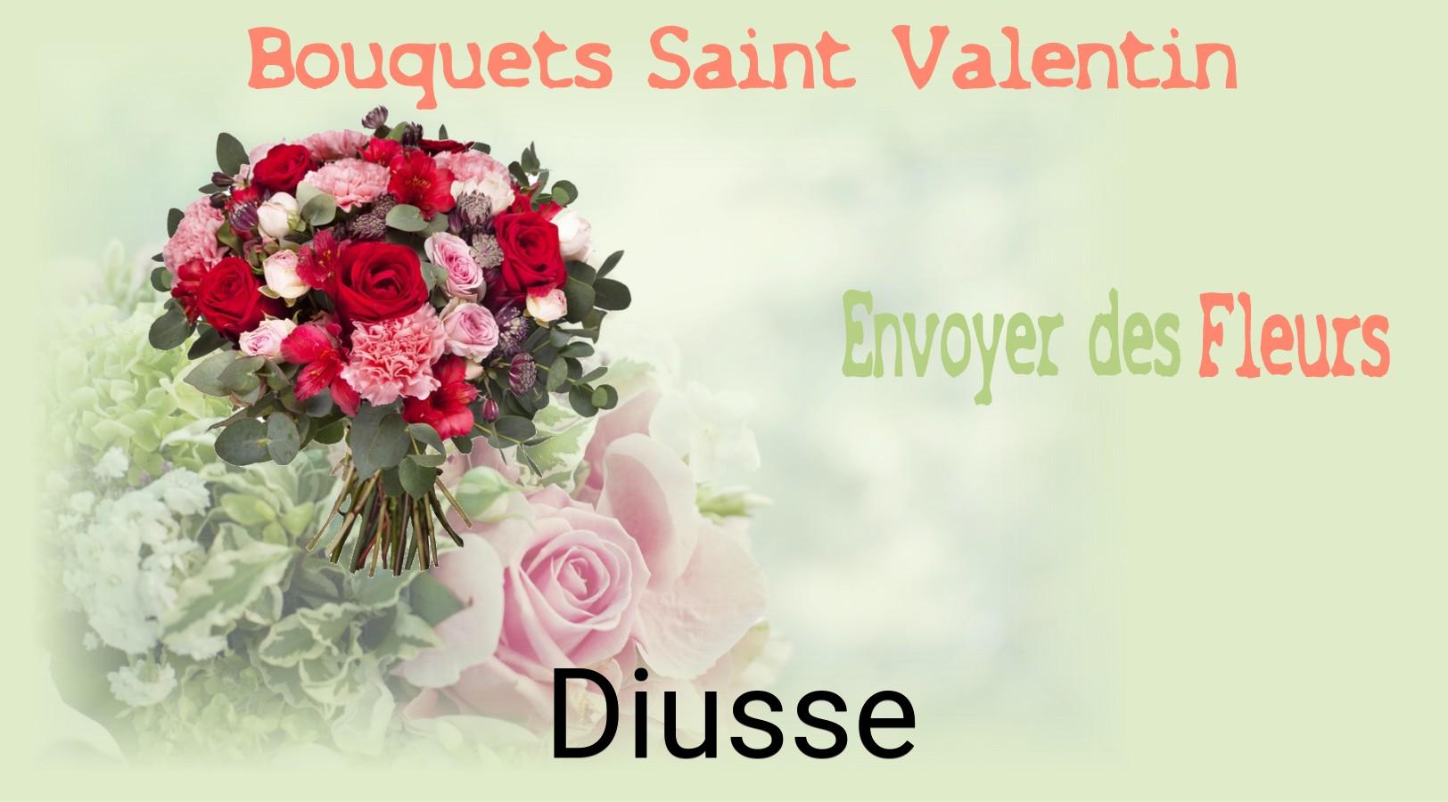 Roses de Saint-Valentin livrées à Diusse